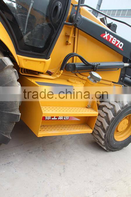 Famous Brand Update New Version for 1.2m3 Bucket Capacity Backhoe Loader XT870