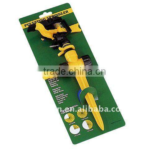 50FT coil garden hose with 2-function nozzle