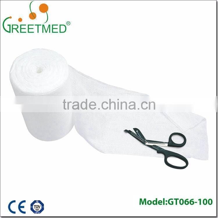 100% cotton sterilized bleached absorbent gauze roll