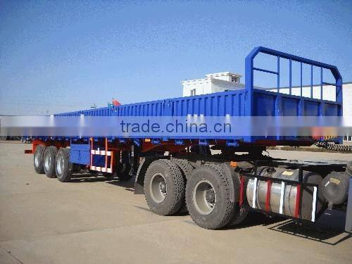 side wall cargo semi truck trailer