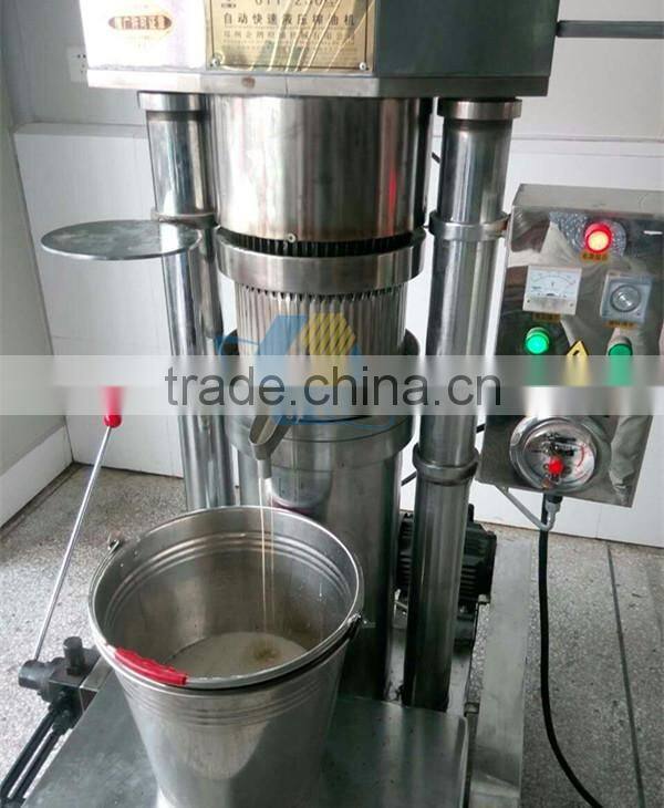 2017 stainless steel cold pressed cocoa oil extracting machine