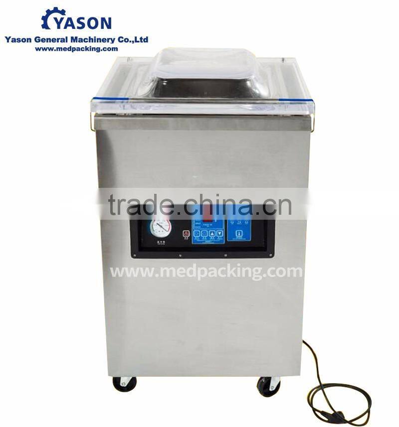 DZ-500-2D single chamber vacuum packaging machine for food