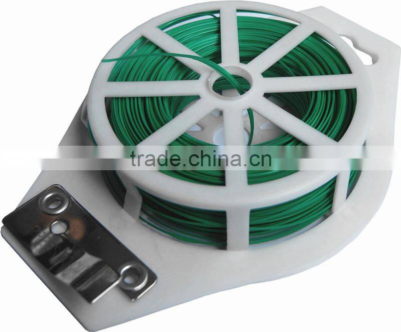 magic twist tie/ pvc binding wire pvc coated tie wire