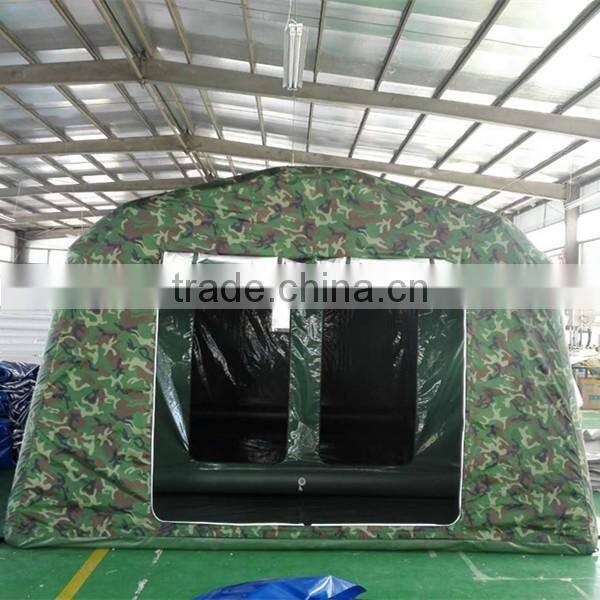 Large Waterproof PVC Tarpaulin and Oxford Fabric Inflatable Tent with rooms