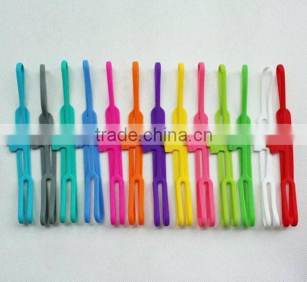 elastic band fancy gift finger style bookmark silicone book collection band