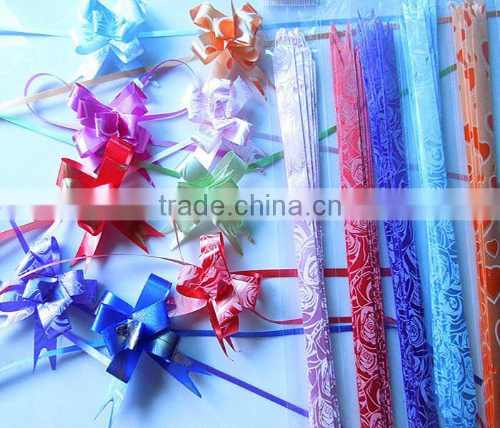25MM Fashion Handmade Ribbon Flower For Christmas