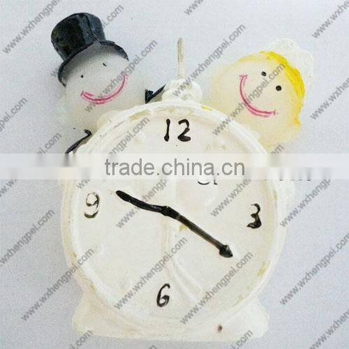 Wedding favour lovers clock candles