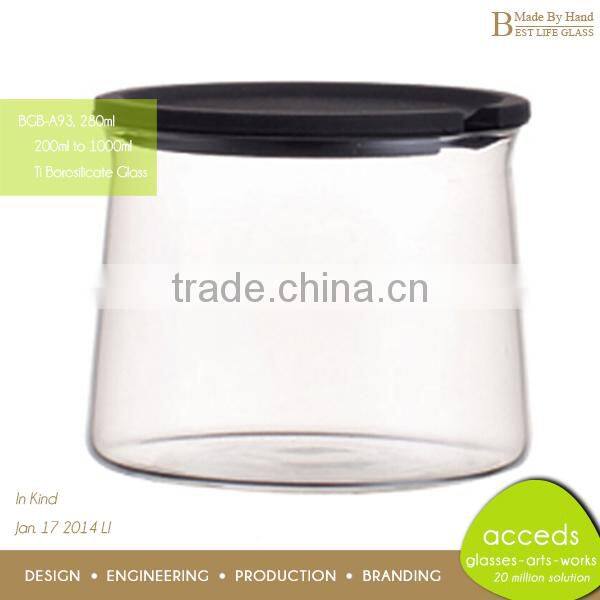 2014 Top Product Cheap Clear Glass Candy Jar