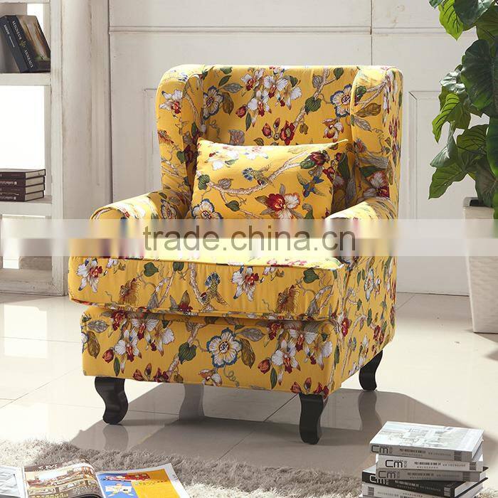 European rustic style fabric sofa chair LQ-804#