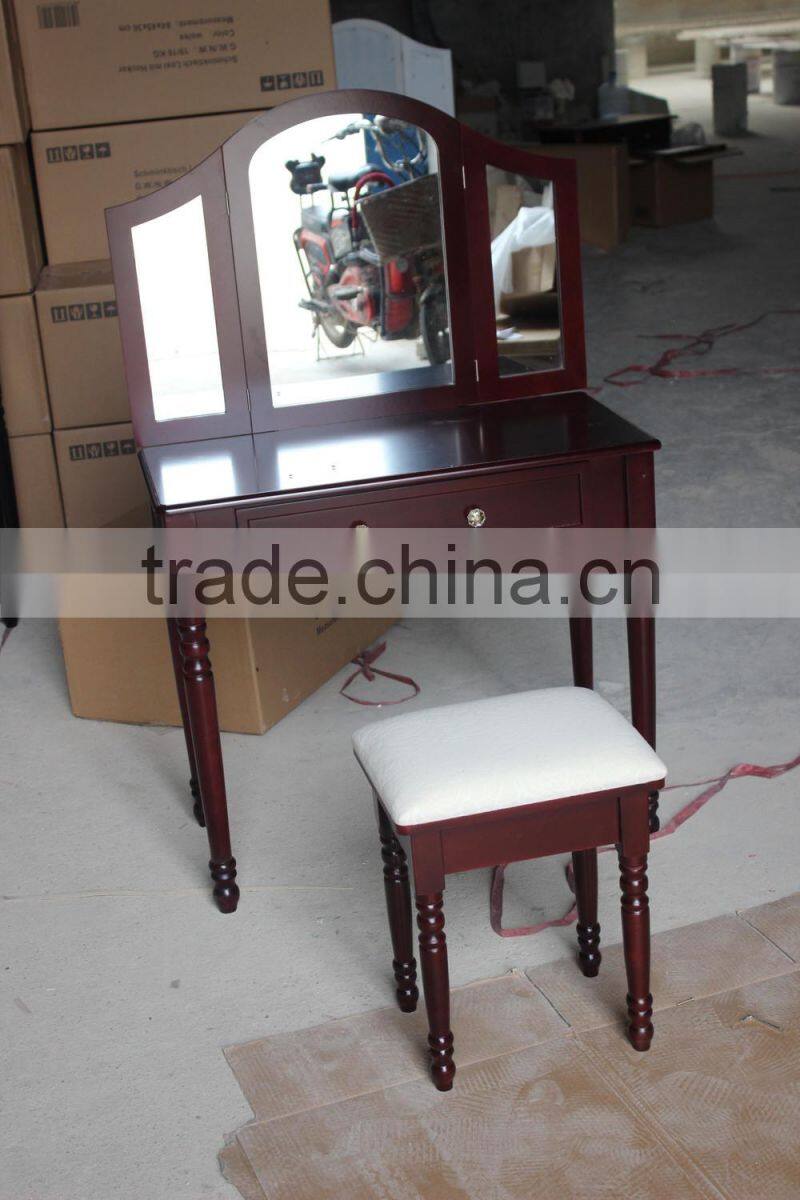 french style modern dressing table with mirror /Dressing Table /Wooden Dresser/mirror furniture dressing table