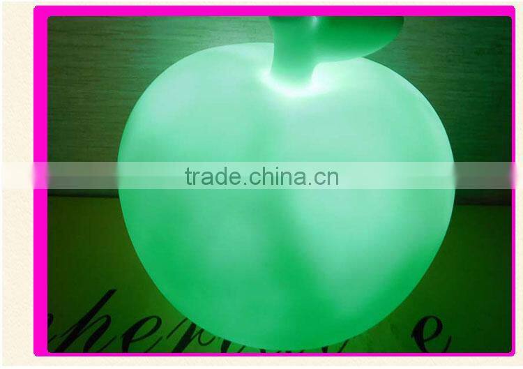 2017 hot sales LED lighting elegant apple fruits night light Decorative lamp
