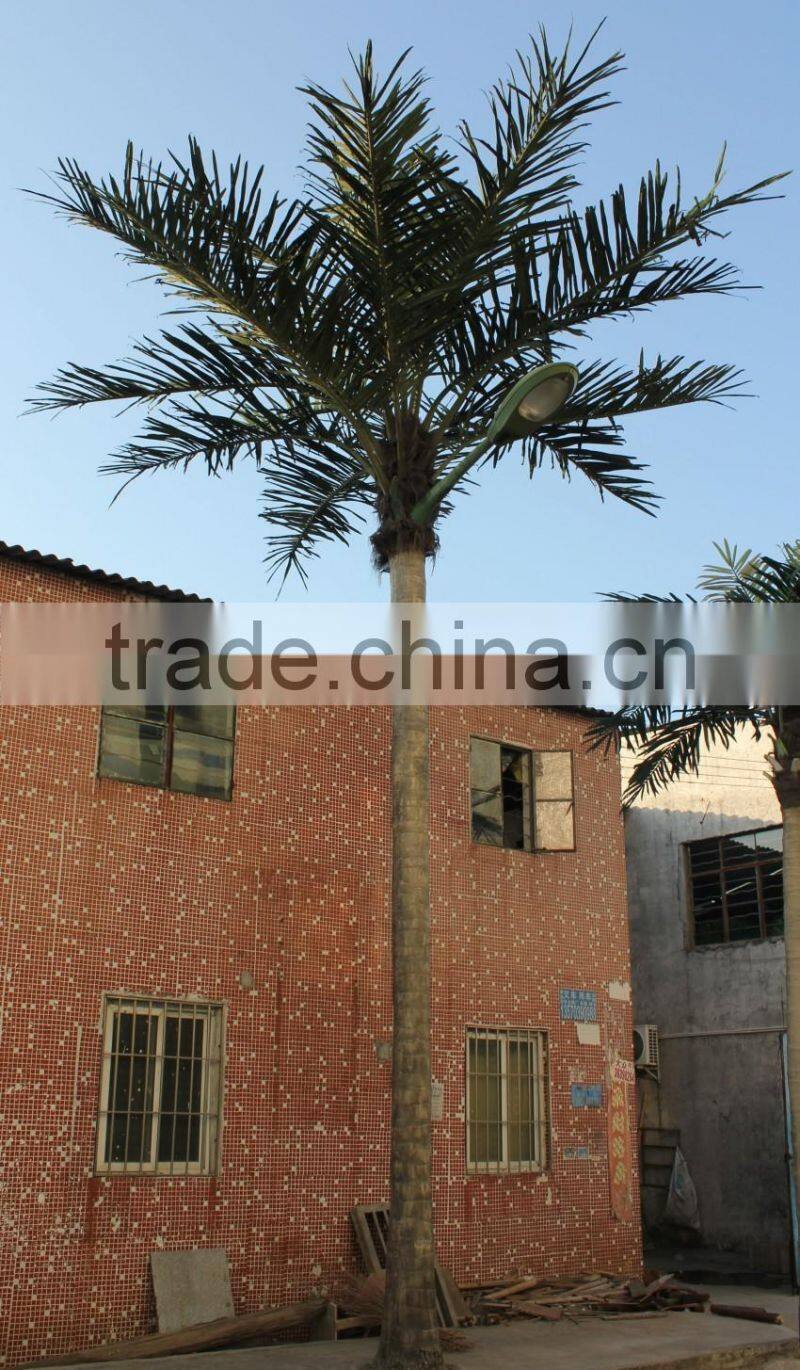 cheap artificial palm tree artificial coconut palm outdoor coconut with road light