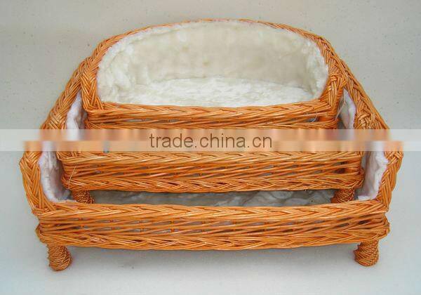 Beautiful M-PT010and comfortable willow pet product & wicker pet house & cheap wicker cat cages