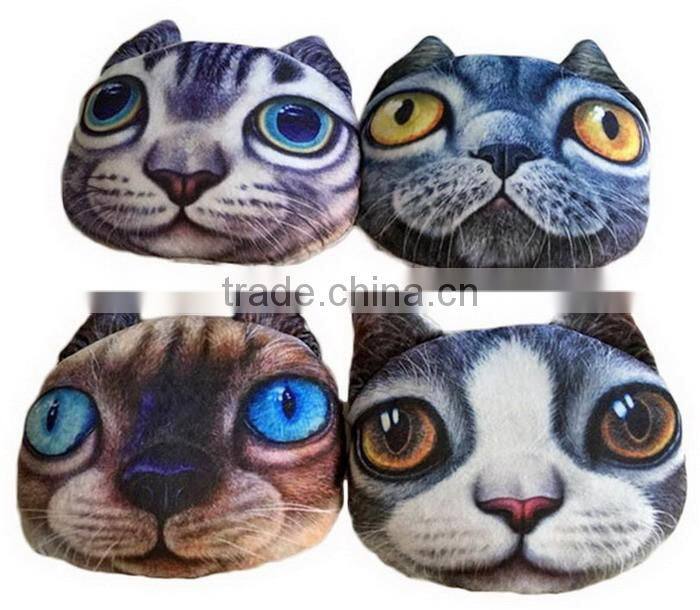 Hot Sale Cotton Soft 3D Animal Throw Pillow
