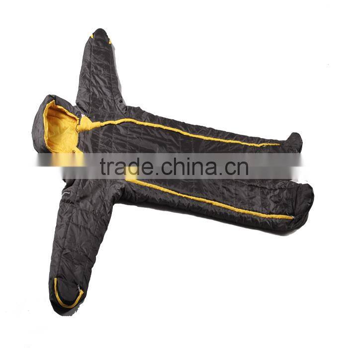 body shaped sleeping bag