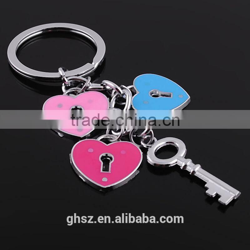 Guo hao hot sale custom key chain parts promotional items , promotional metal made keychain