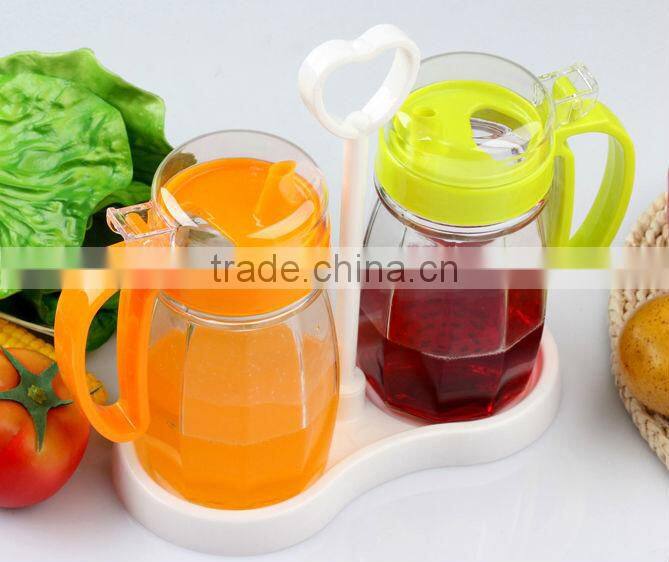 Kitchen necessary wholesale glass oil bottle jars