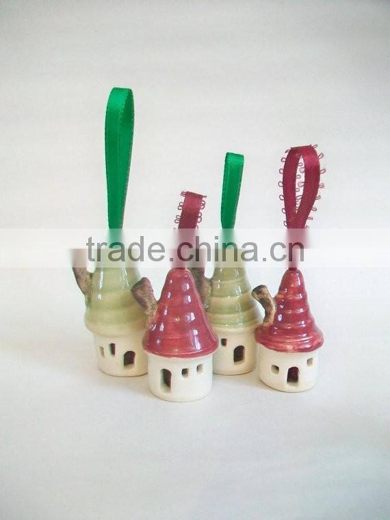 Mini House Christmas Ornaments