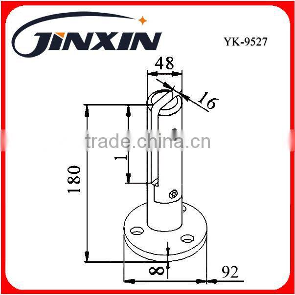 JINXIN hot sale pool handrail/flange spigot/glass railing for pool fence