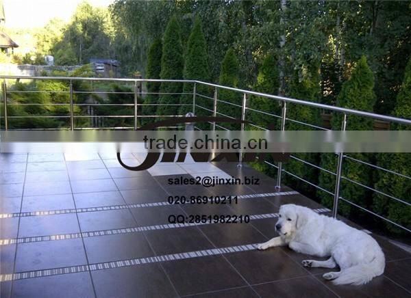 stainless steel wire railing hardware / cable railing fittings / wire mesh balustrades