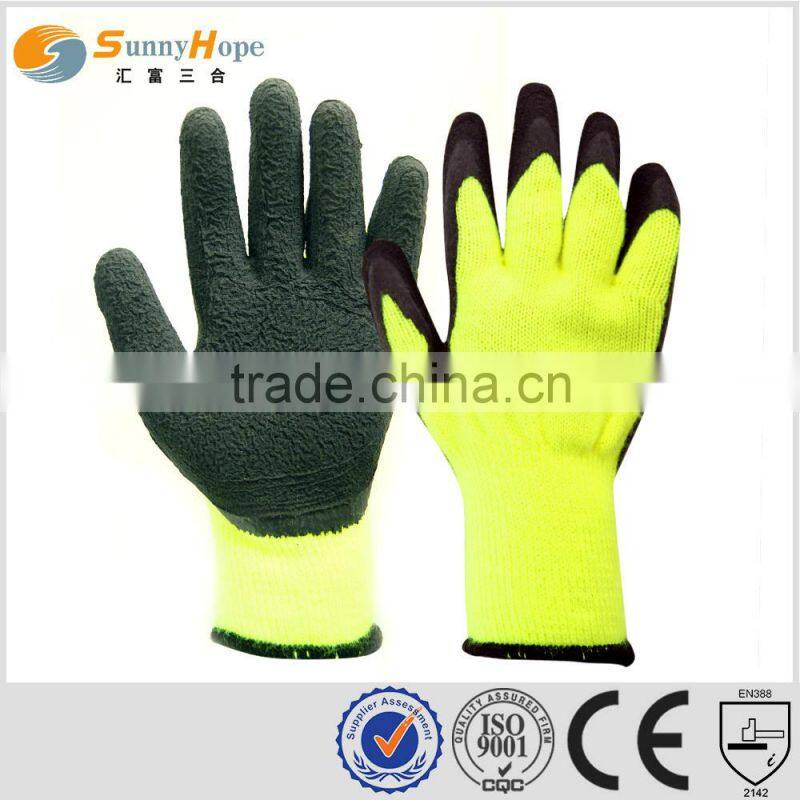 SUNNYHOPE 7gauge mens black winter gloves