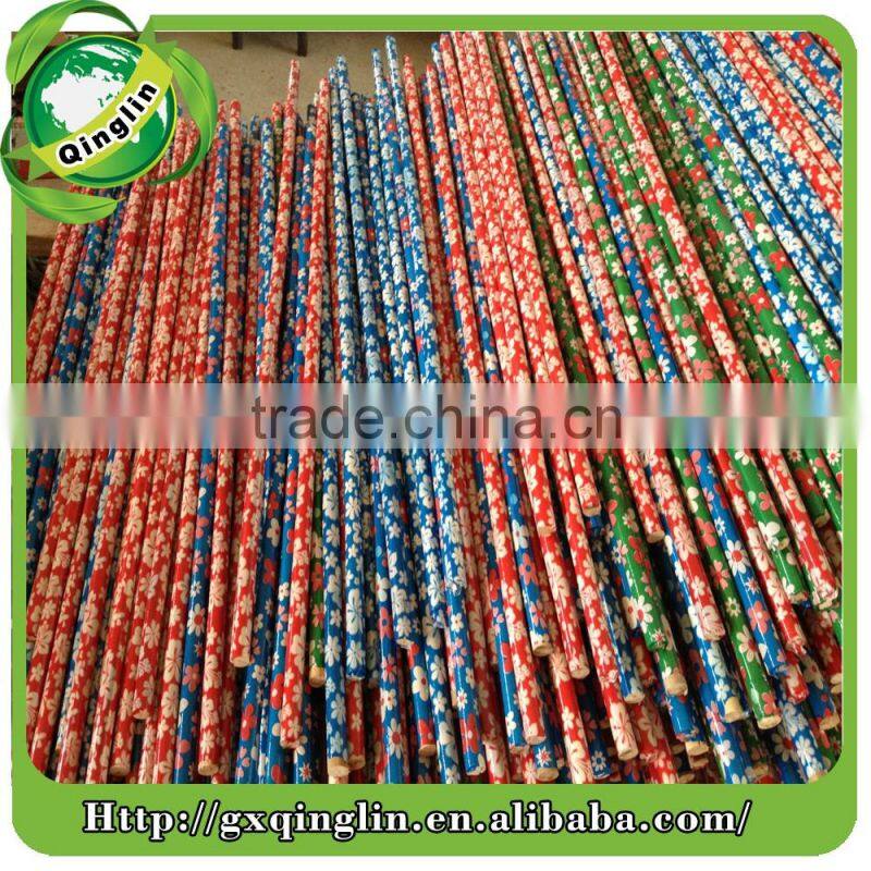 Plain Wood Handle PVC Coated No Treating, PVC Coated Wooden Broom Handles, PVC Coated Wood Poles