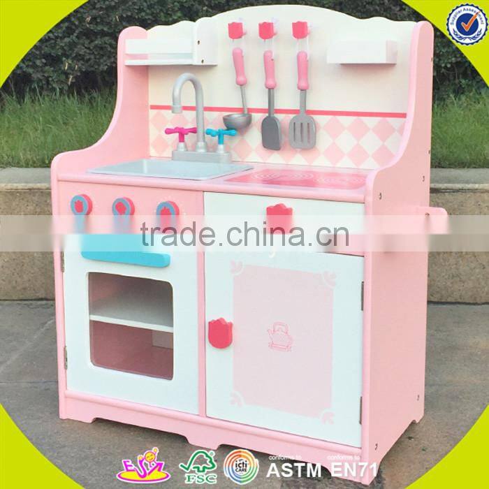 Wholesale top quality wooden kids kitchen toy wonderful wooden kids kitchen toy W10C049