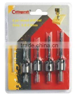 4Pcs HSS Countersink Drill Bits For Woodworking