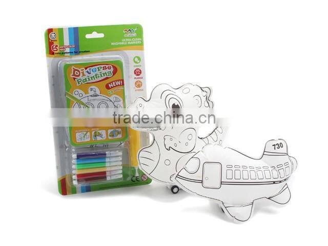 Fashio DIY Inflatable friction dinosaur popular for kids