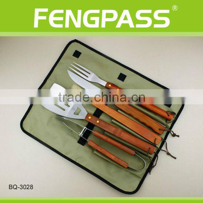 Made of Wooden Handle bbq accessory(21-27-39)
