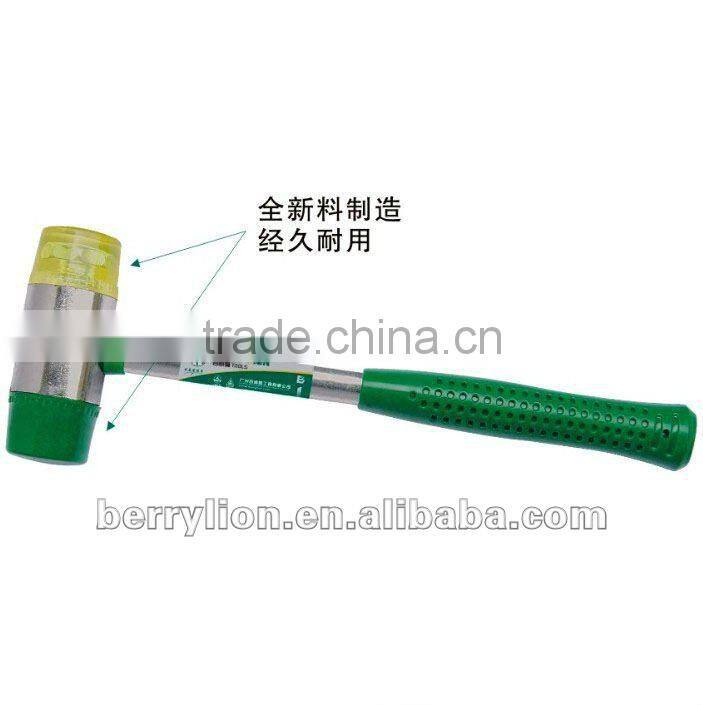 Berrylion High Quality Rubber Hammer 25-40Z Rubber Hammer with Steel Handle