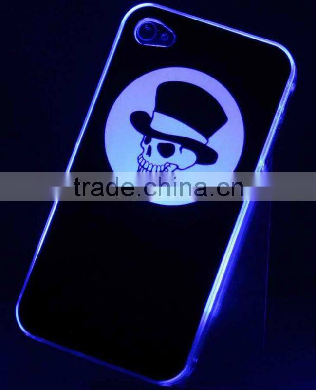 Cellphone flashing mobile phone cover case for i phone 5 for samsung