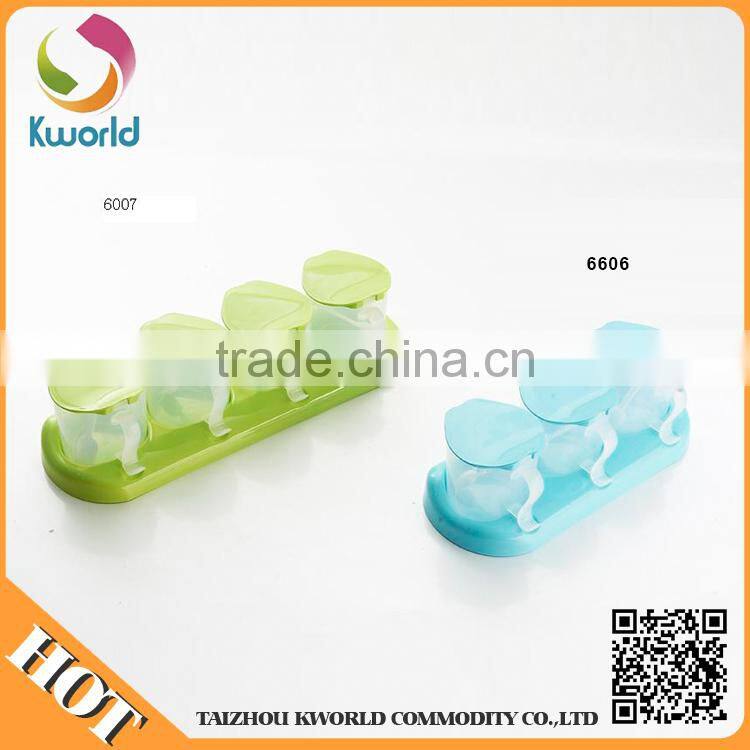 Colorful 4 Cell Condiment Dispenser