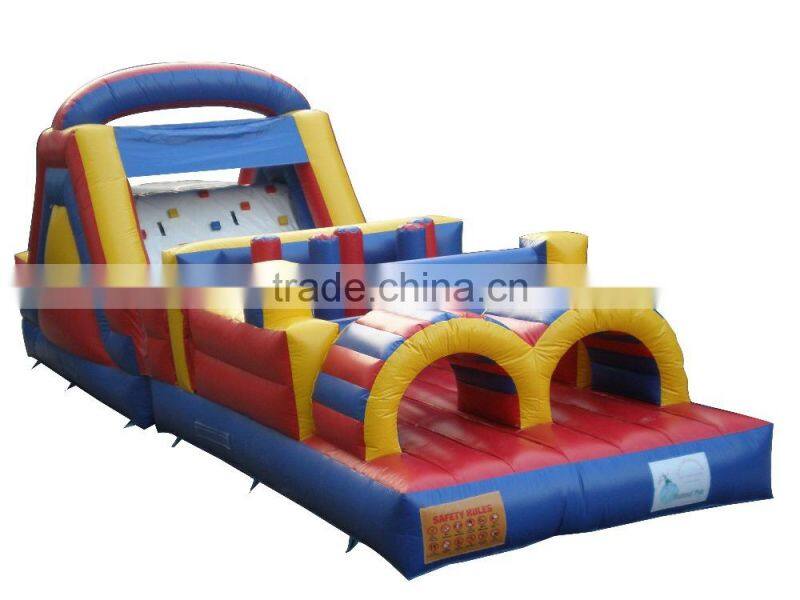 New finished adult inflatable obstacle course with factoty lower price