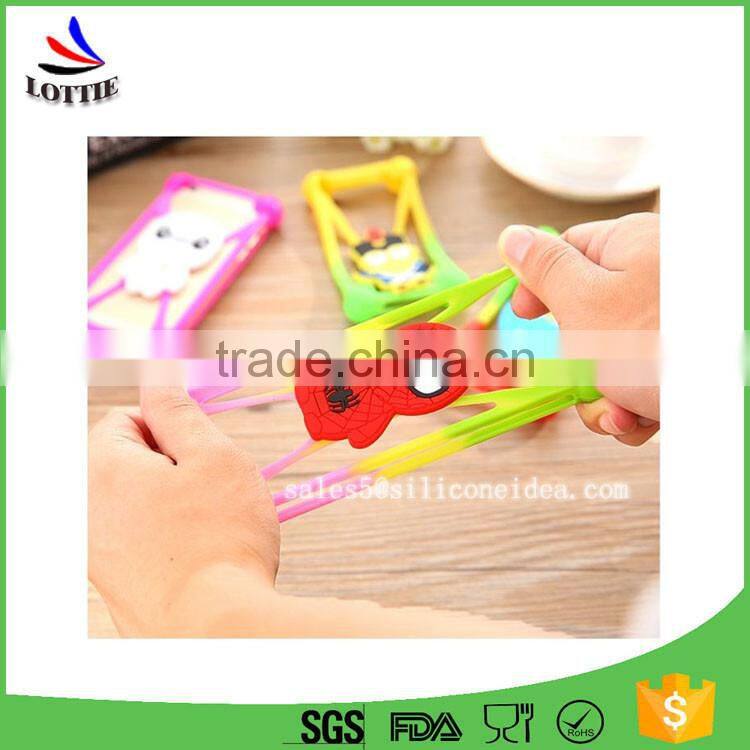 LOTTIE supply universal Silicone Phone Holder custom 3d silicone phone case