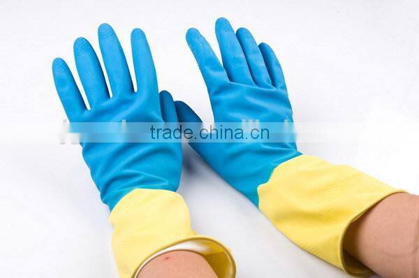 Home Furnishing Dish Washing Gloves Natural Latex Gloves
