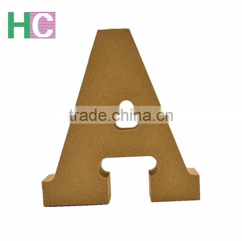 2017 high quality mdf wood candle holder in custom