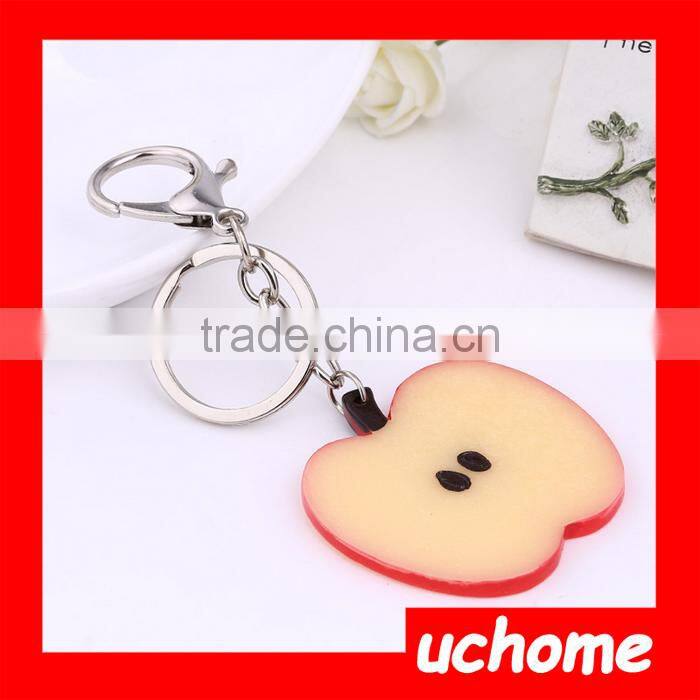 UCHOME Popular Colorful Fruit Chain Key Ring Chain