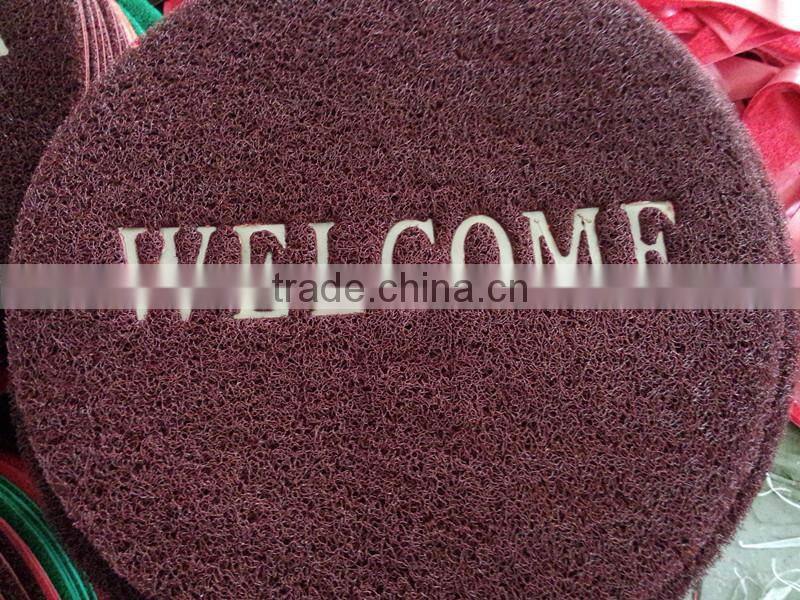 cheap new shape pvc outdoor mat from factory