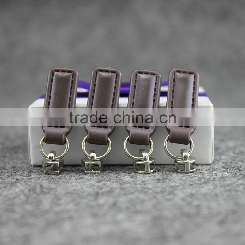 Customized Wholesale High Quality Leather Zipper Slider