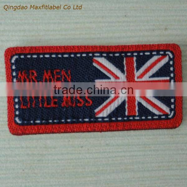 China direct factory wholesale fashion woven patch for garments