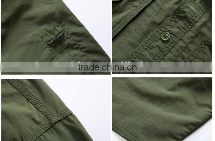 Coolmax Mens long sleeve quick dry outdoor fishing shirts UV-protection shirts