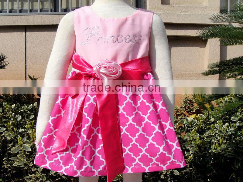 2014 newest lovely baby girls' petti dress made in China