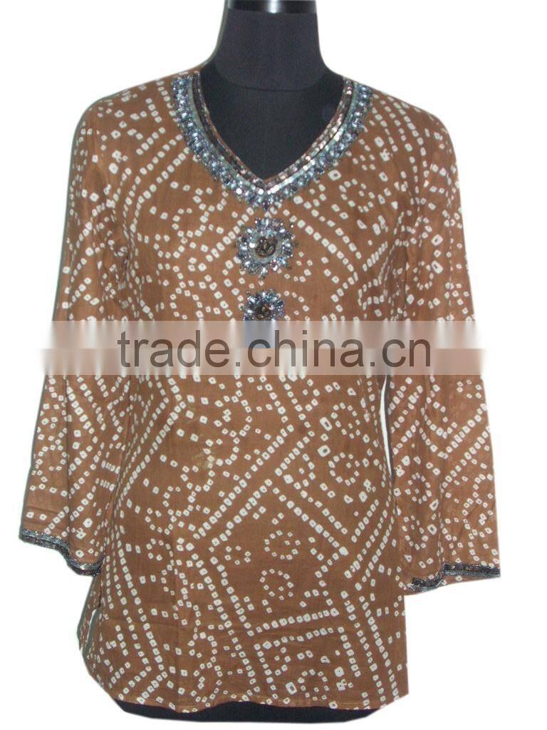 Ladies Hand embroidered tunic