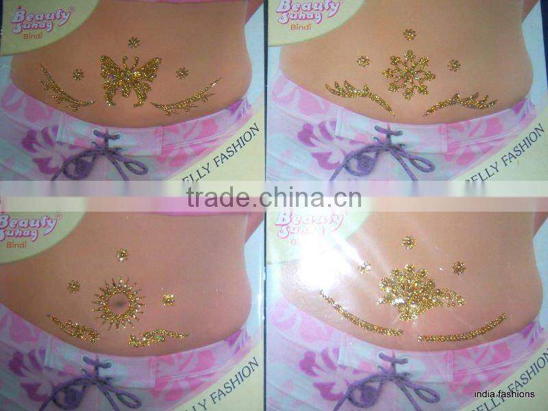 BELLY NAVEL CRYSTAL TATTOO bindi STICKER