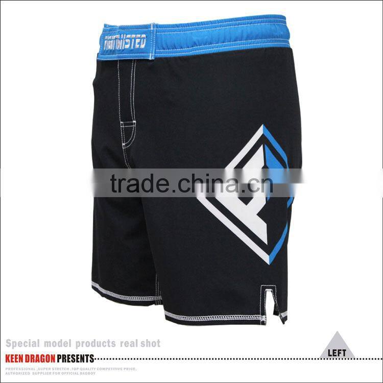 MMA Training Apparel 4 Way Stretch Short Elastic Waistband Men Dry Fit Shorts