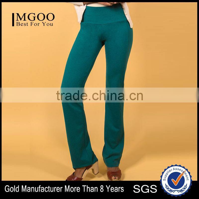 Straight Green Leggings Yoga Pants 88% Polyester 12% Spandex Quick Dry Moisture wick Sportswear