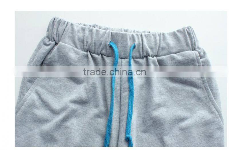 Wholesale Men's Blank Casual fashional comfortable quick dry pants 100%Cotton Trousers in summer