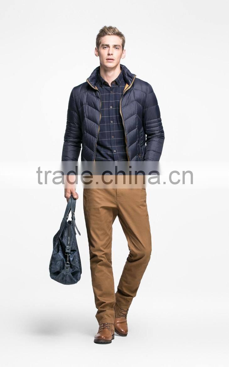 New Design Business Leisure Ultra Light Man Fashion Padded Jacket