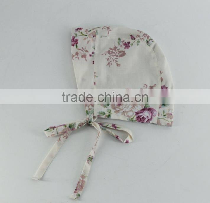 2016 Baby Summer Hats Floral Print Beanie Hats Wholesal Price